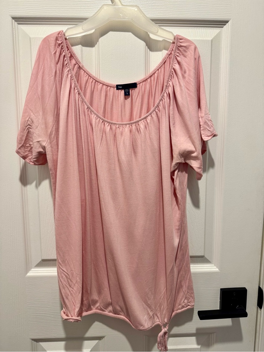 GAP Light Pink Scoop Neck Tunic Top
